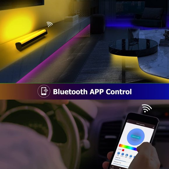 Smart LED Light Bar, Gaming Lights Ambient Lighting, Bluetooth TV - 2 in box - Picture 5 of 7